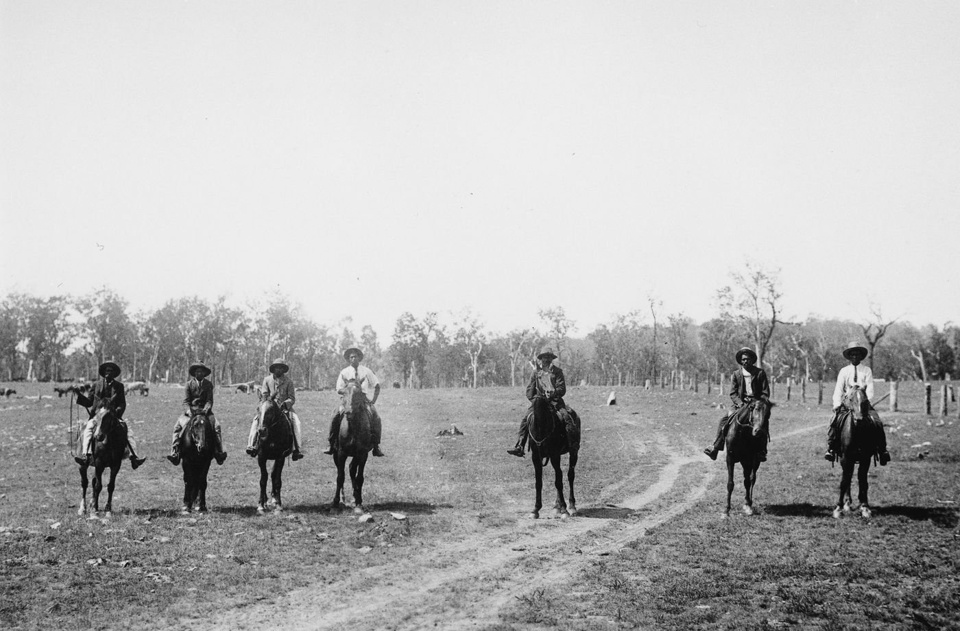 Stockmen at Barambah Aboriginal Settlement, 1911